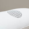 coussin de yoga demi lune blanc Fleur de Vie