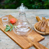 carafe  en verre fleur de vie white photo Hugo Rosanis