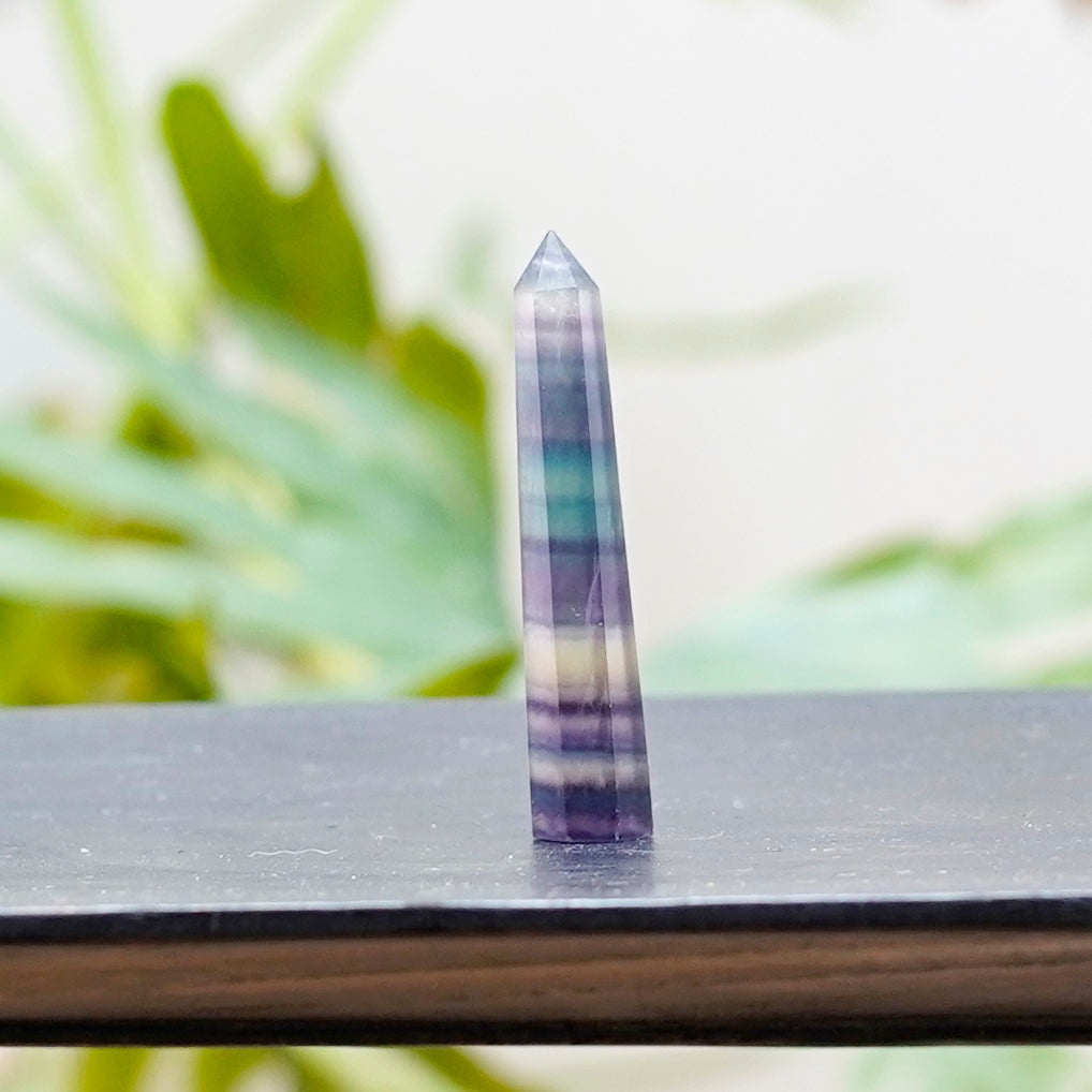 pointe fluorite multicolore