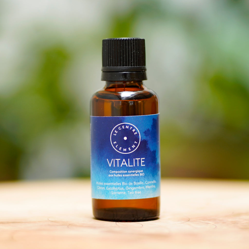 Synergie d'huiles essentielles bio VITALITE